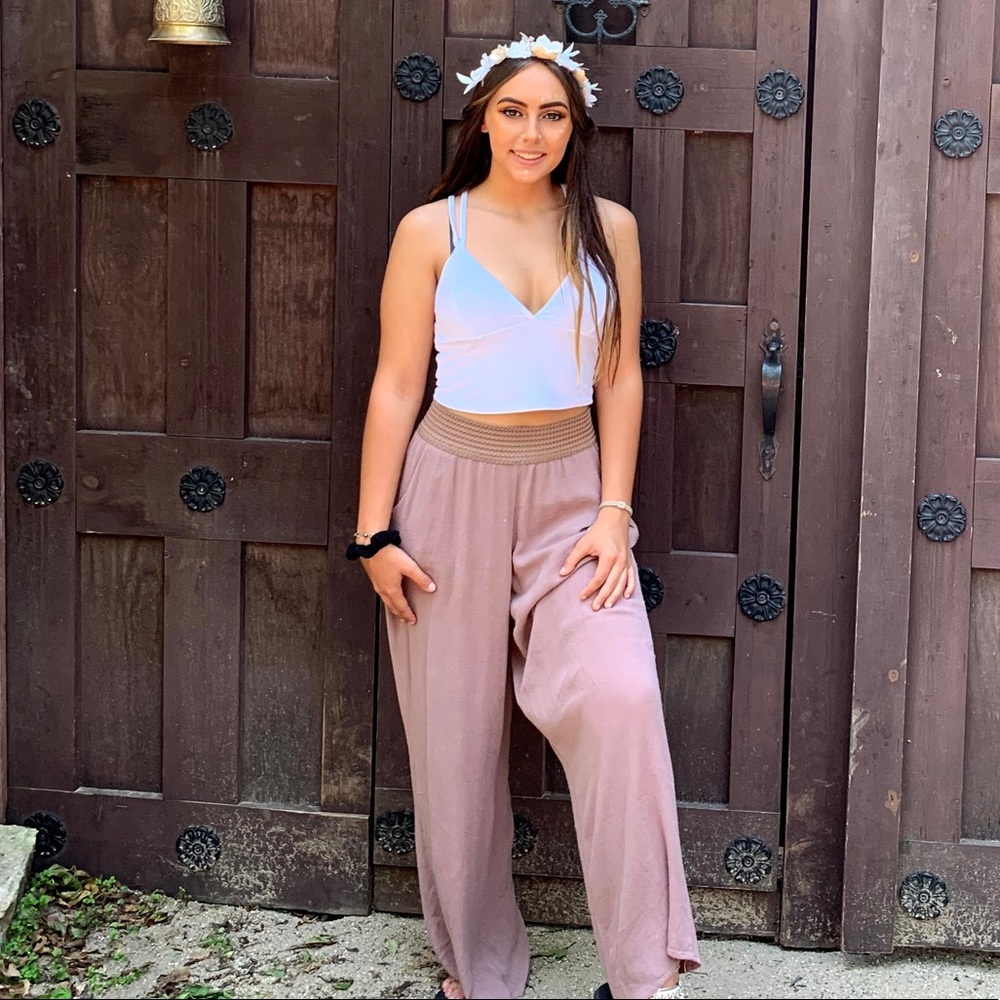 Cute white crop top tank